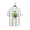 CAMISETA OVERSIZE TELA FRIA BLANCA (STRANGE FISH)